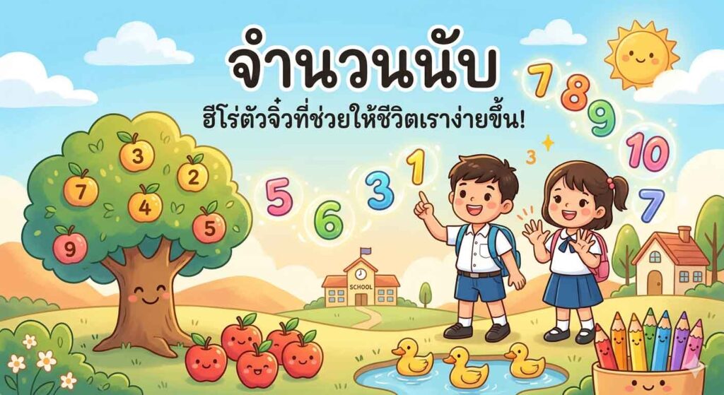 จำนวนนับคืออะไร? สรุปครบทุกประเด็นที่นักเรียนประถม-มัธยมต้องรู้!